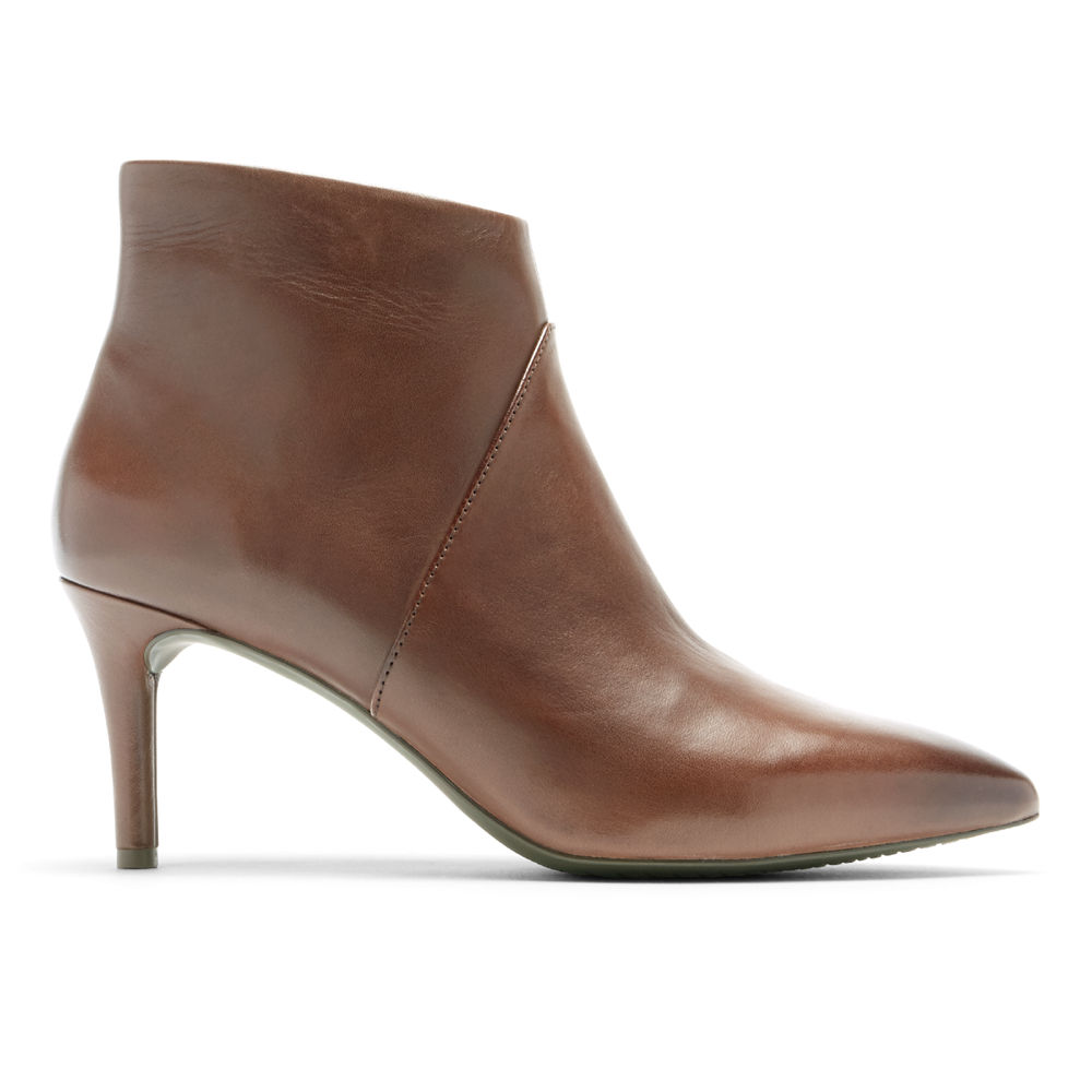 Rockport Støvler Dame Brune - Total Motion Ariahnna Ankle - JAQM16234